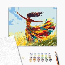 Szabadság tánca - Számfestő készlet kereten 40x50