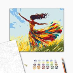 Szabadság tánca - Számfestő készlet kereten 40x50