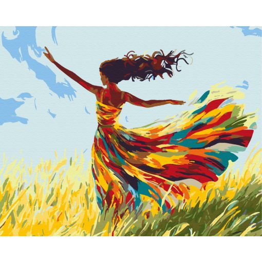 Szabadság tánca - Számfestő készlet kereten 40x50