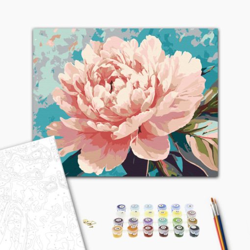 Sziromtánc - Számfestő készlet kereten 40x50