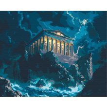 Olimposz haragja - Számfestő készlet kereten 40x50