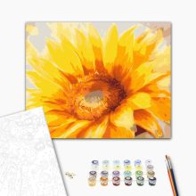 Aranyszirmok tánca - Számfestő készlet kereten 40x50