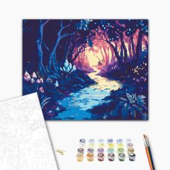 A tündérek ösvénye - Számfestő készlet kereten 40x50