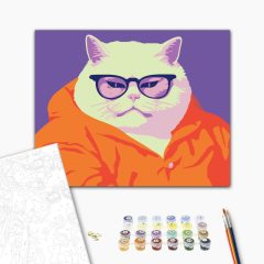 A Nagyfőnök - Számfestő készlet kereten 40x50