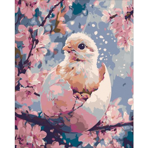 A tavasz ébredése - Számfestő készlet kereten 40x50