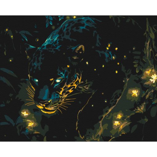 A dzsungel szelleme - Számfestő készlet kereten 40x50