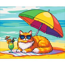 Vakácicó - Számfestő készlet kereten 40x50