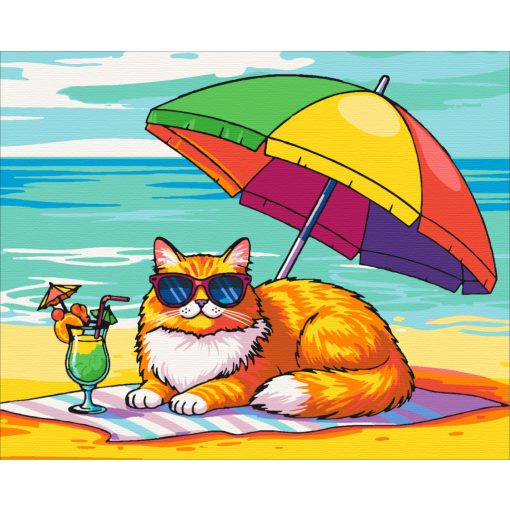 Vakácicó - Számfestő készlet kereten 40x50