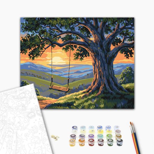 Hintapalánta - Számfestő készlet kereten 40x50