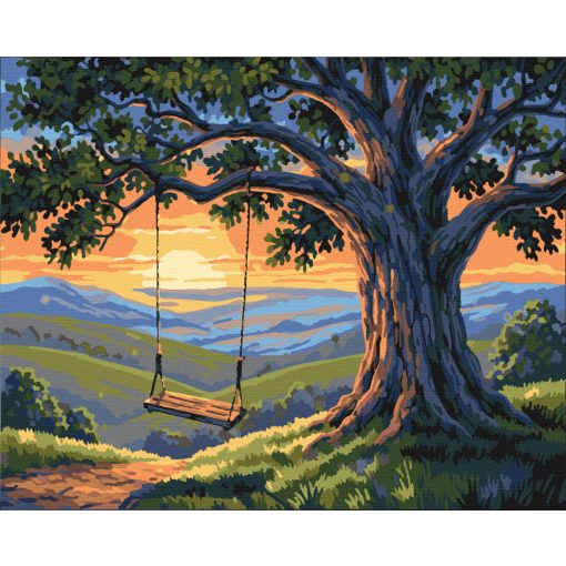 Hintapalánta - Számfestő készlet kereten 40x50