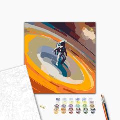   Szökés a szingularitásból - Számfestő készlet kereten 40x40