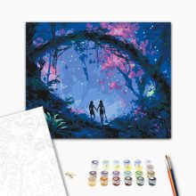 Pandora ösvénye - Számfestő készlet kereten 40x50