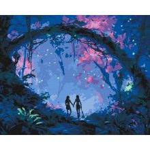 Pandora ösvénye - Számfestő készlet kereten 40x50