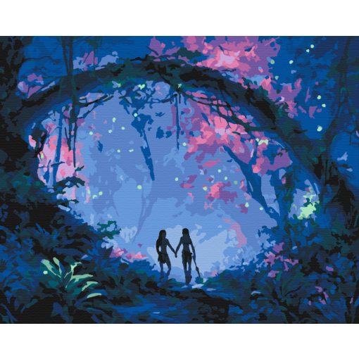 Pandora ösvénye - Számfestő készlet kereten 40x50