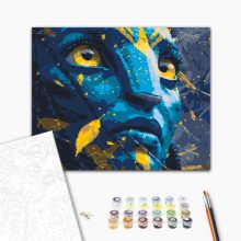 Égi tekintet - Számfestő készlet kereten 40x50