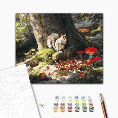 Mókus-móka - Számfestő készlet kereten 40x50