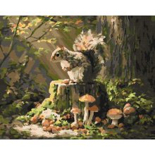 Mókuskaland - Számfestő készlet kereten 40x50