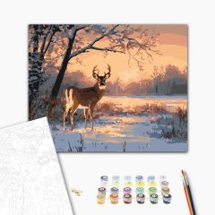 A természet hívása - Számfestő készlet kereten 40x50