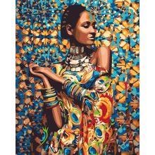 Zimbabwe hercegnője - Számfestő készet kereten 40x50