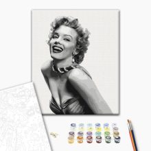 Ikonikus báj - Számfestő készlet kereten 40x50