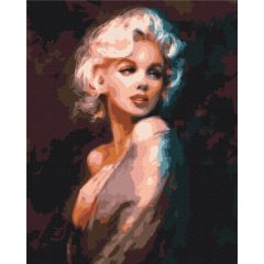 Felejthetetlen Marilyn - Számfestő készlet kereten 40x50