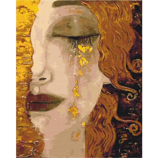 Arany könnyek - Anne-Marie Zilberman - Számfestő készlet kereten 40x50