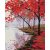 Japán színei - Számfestő készlet kereten 40x50