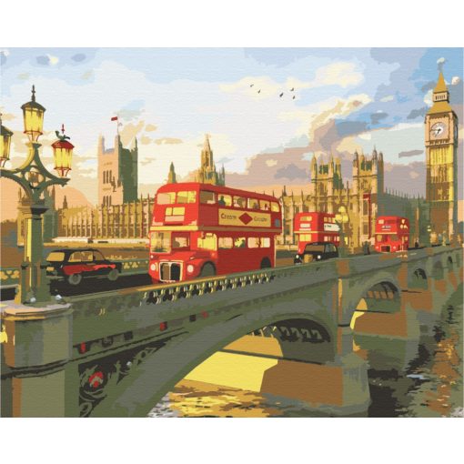 London este - Számfestő készlet kereten 40x50