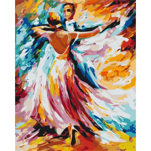 Waltz színek - Számfestő készlet kereten 40x50