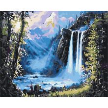 A természet varázsa - Számfestő készlet kereten 40x50