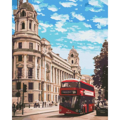 London belvárosa - Számfestő készlet kereten 40x50_