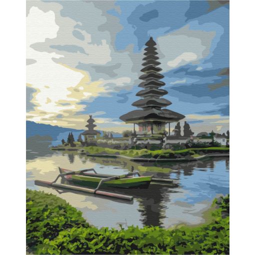 Templom Balin -  Számfestő készlet kereten 40x50