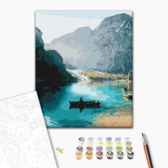 Hajózás - Számfestő készlet kereten 40x50