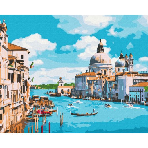Napos Velence - Számfestő készlet kereten 40x50