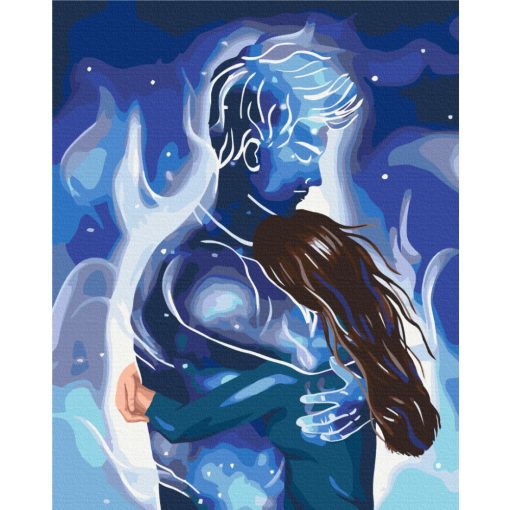Kozmikus ölelés - Számfestő készlet kereten 40x50