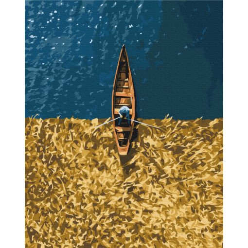 Svityaz-tó - Számfestő készlet kereten 40x50