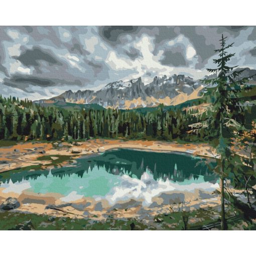 Karer-tó - Számfestő készlet kereten 40X50