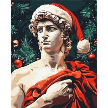 Dávid Ünnepi Hangulatban - Számfestő készlet kereten 40x50