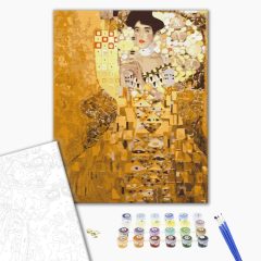   Porträt von Adele Bloch-Bauer - Gustav Klimt - Malen-nach-Zahlen-Set auf Keilrahmen 40x50