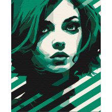 Femme Fatale - 3 darabos számfestő készlet kereten