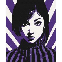 Femme Fatale - 2 darabos számfestő készlet kereten