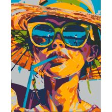 Vibráló Nyár - 3 darabos számfestő készlet kereten