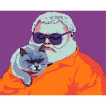 Stílusos duók - 3 darabos számfestő készlet kereten