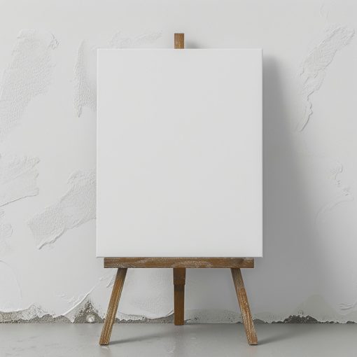 Fehér festővászon (40x50, hobbi minőség)