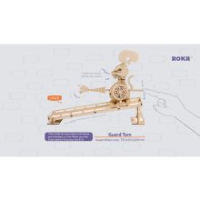Lovag Macska 3D Fa Puzzle