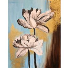 Virágos csomag 2 db-os - Otthoni-online élményfestő készlet