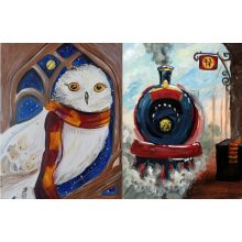 Varázsvilág 2 db-os - Otthoni-online élményfestő készlet