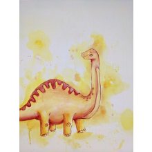 Dinó babaszoba 4 db-os - Otthoni-online élményfestő készlet