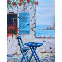 Santorini - Otthoni-online élményfestő készlet